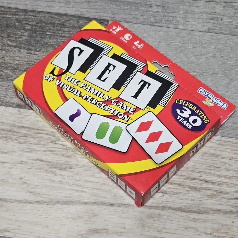 PlayMonster SET Card Game Family Visual Perception 30 Year Anniversary Boxed